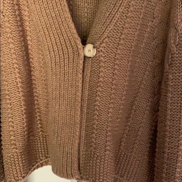 Chloe Short Single-Button L-S Cardigan Sweater - Picture 7 of 7